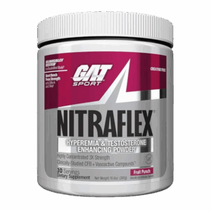 GAT Sport Nitraflex Fruit Punch Flavour powder -Pack of 30 Servings 300g