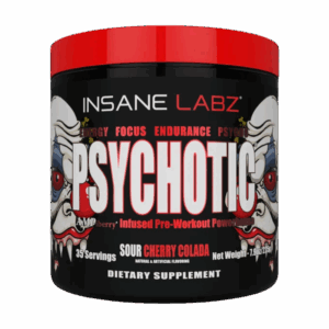 Insane Labz Psychotic Infused Pre-Workout Power House Powder Fruit Punch 225g