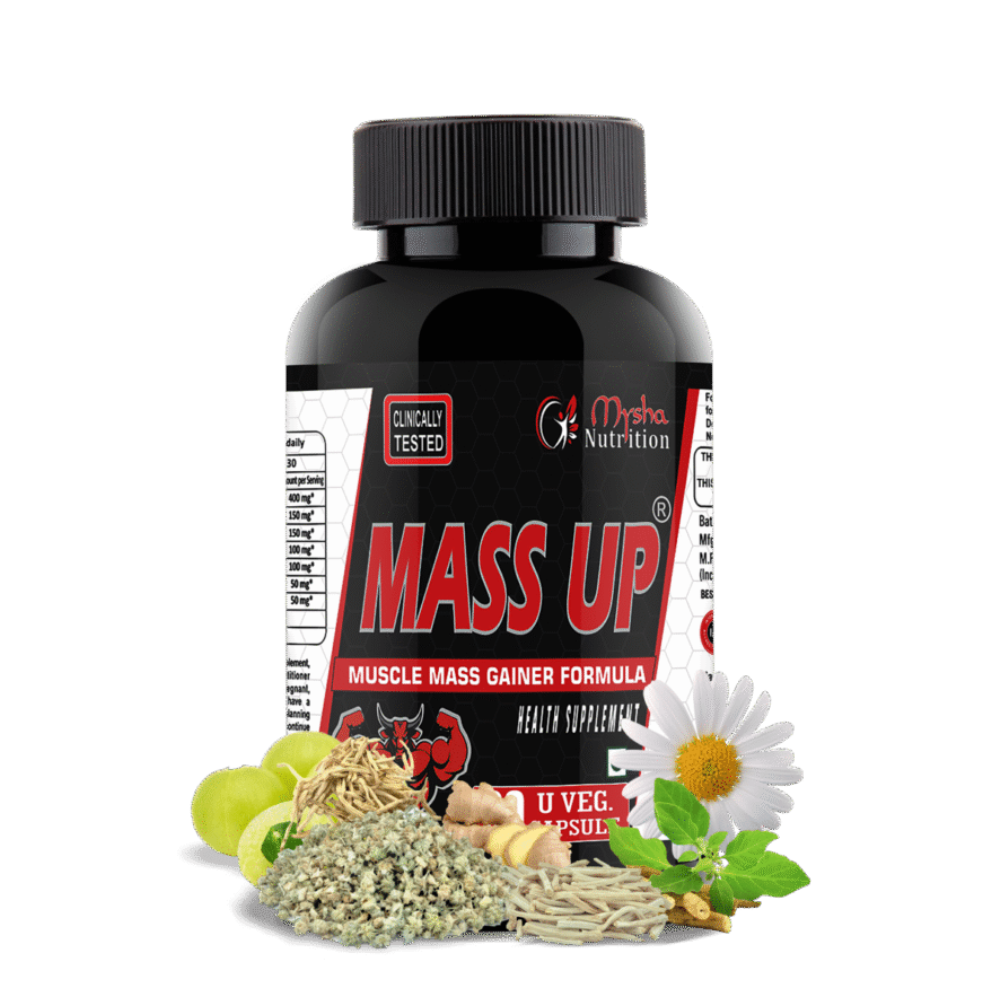 Mysha Nutrition Mass UP- Mass Gainer 60 Capsules