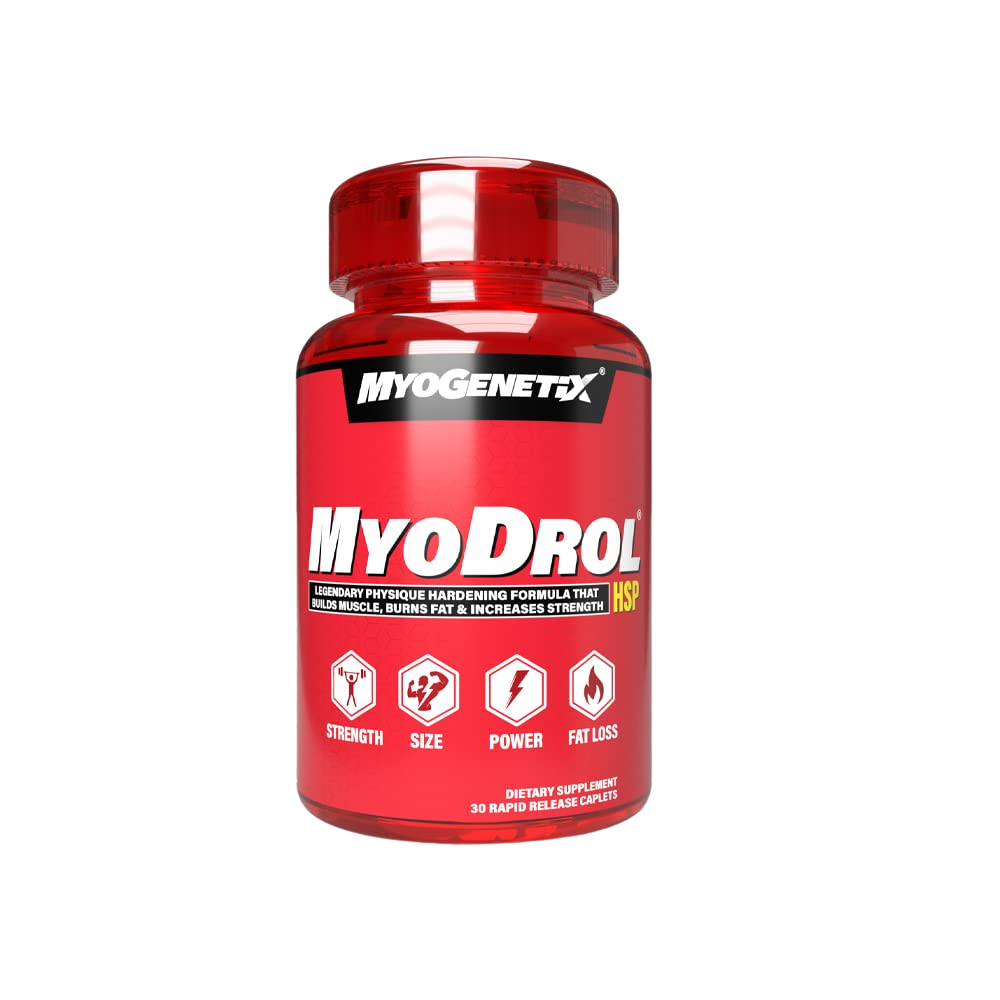 Myogenetix Myodrol-HSP -The One & Only Original Muscle Creator -30 Caplets