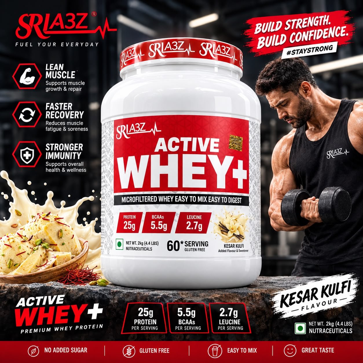 SR LABZ ACTIVE WHEY PROTEIN 2KG