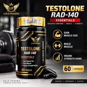 GOLD PHARMA TESTOLONE RAD-140 60 CAPSULES